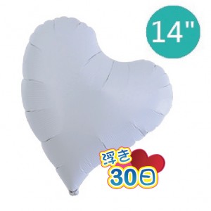 Ibrex Sweet Heart 14" 甜心形 White (Non-Pkgd.), TKF14SHP211403 _210