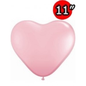 Heart 11" Std Pink , QL11HS43727 (3) _323 /Q10