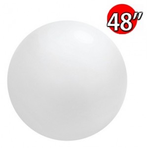 48" (4') Chloroprene / White - Giant Cloudbuster Balloon, QL48RS91215 (0)