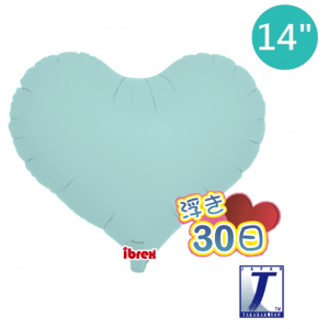 Ibrex Jelly Heart 14" 果凍心形 Pastel Blue (Non-Pkgd.), TKF14JHP211520 _220