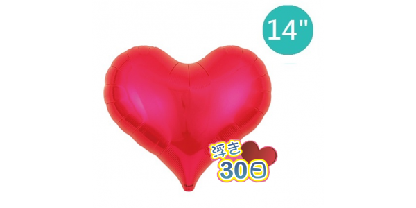 Ibrex Jelly Heart 14" 果凍心形 Metallic Red (Non-Pkgd.), TKF14JHP313301 _220