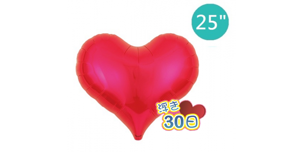 Ibrex Jelly Heart 25" 果凍心形 Metallic Red (Non-Pkgd.), TKF25JHP317501 