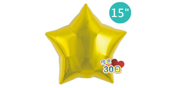 Ibrex Star 15" 星形 Metallic Gold (Non-Pkgd.), TKF15SP313207 