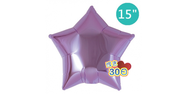 Ibrex Star 15" 星形 Metallic Lavender (Non-Pkgd.), TKF15SP211311