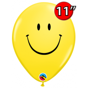 11" Smile Face / 1-side (LBL)  - Yellow (50ct) _316 , QL11RI85986 (3)