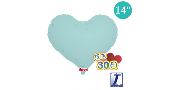 Ibrex Jelly Heart 14" 果凍心形 Pastel Blue (Non-Pkgd.), TKF14JHP211520 _220