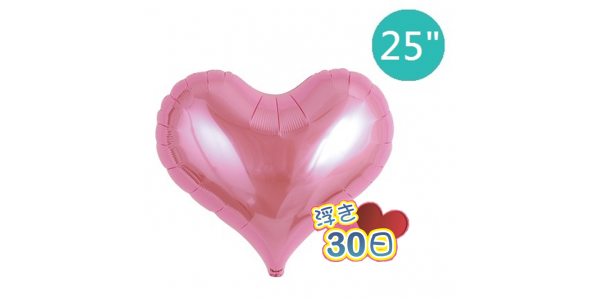 Ibrex Jelly Heart 25" 果凍心形 Metallic Pink (Non-Pkgd.), TKF25JHP317502 