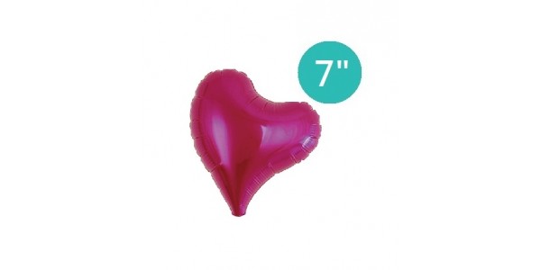 ibrex Sweet Heart  7" (mini) 甜心形 Metallic Magenta , TKF07SHP910610  <Air #A>