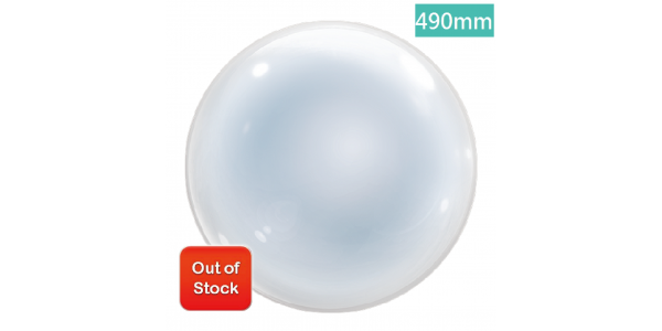 T-Balloon Round-Clear 490mm (Out of Stock) / Helium (10ct) , TK-TB-RC400107