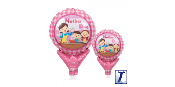 Upright Balloon 5"/ Printed_Mother's Day (Non-Pkgd.), TK-UPB-I810552
